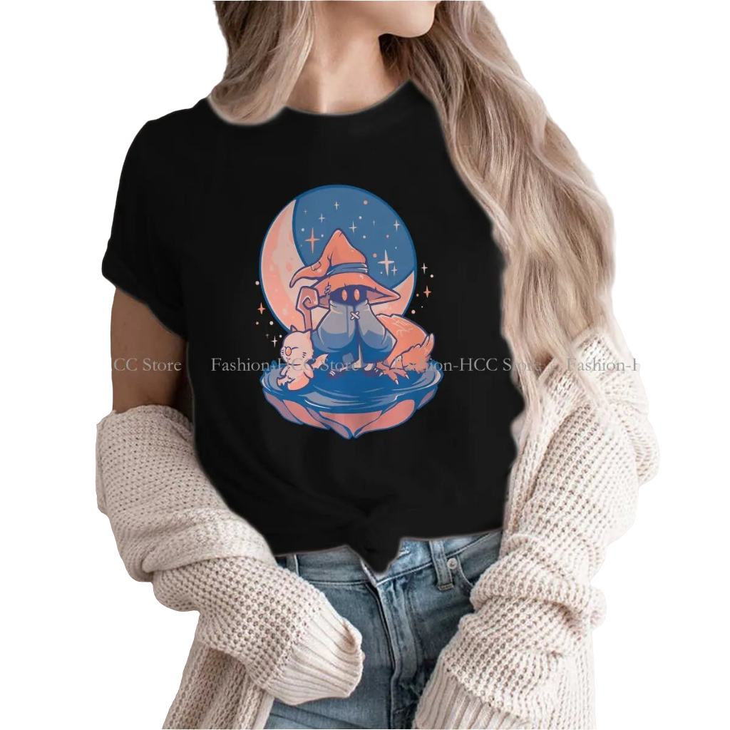 Ffixv Nightfall Black Mage X Moogle King O Neck TShirt Final Fantasy Basic T Shirt Women Tops New Design