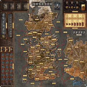 A Game of Thrones: The Board Game - Mother of Dragons - Deluxe Gamemat - 