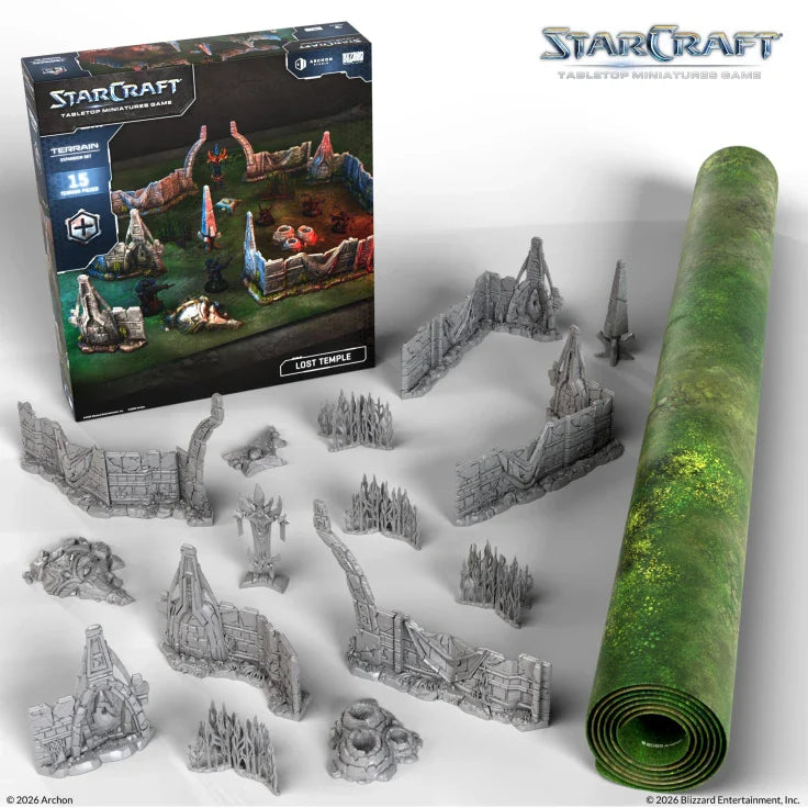StarCraft The Miniatures Game: Terrain: Lost Temple Expansion Set