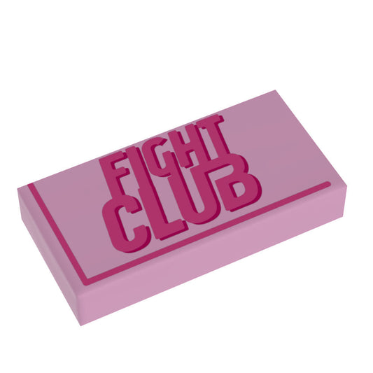 Fight Club Bar of Soap - B3 Customs Printed 1x2 Tile