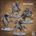 Fighters Guild Horses (Mounted Cavalry Units) - A / With Helmet