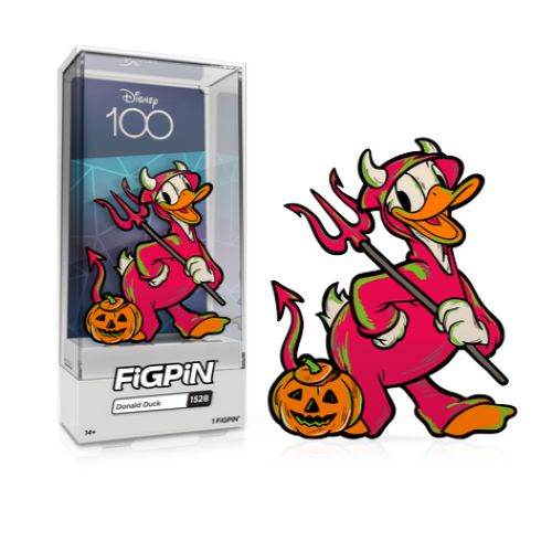 FiGPiN Enamel Pin - Disney D100 Exclusive Edition - Select Figure(s) - #1528 - Donald Duck