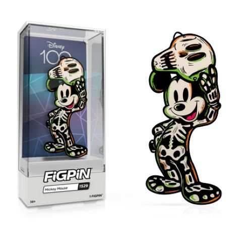 FiGPiN Enamel Pin - Disney D100 Exclusive Edition - Select Figure(s) - #1529 - Mickey Mouse