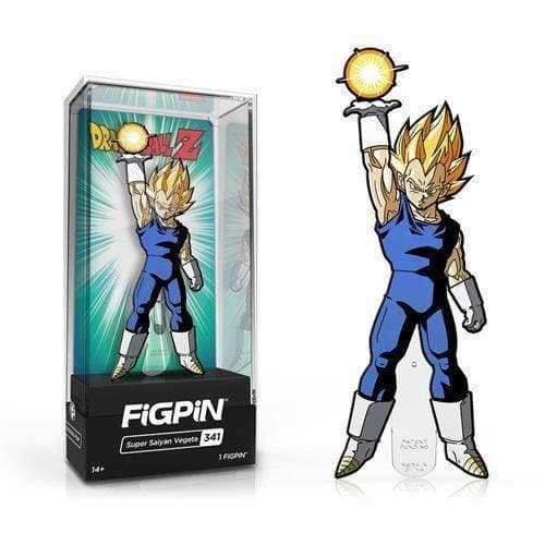 FiGPiN Enamel Pin - Dragon Ball Z - Select Figure(s) - #341 - Super Saiyan Vegeta
