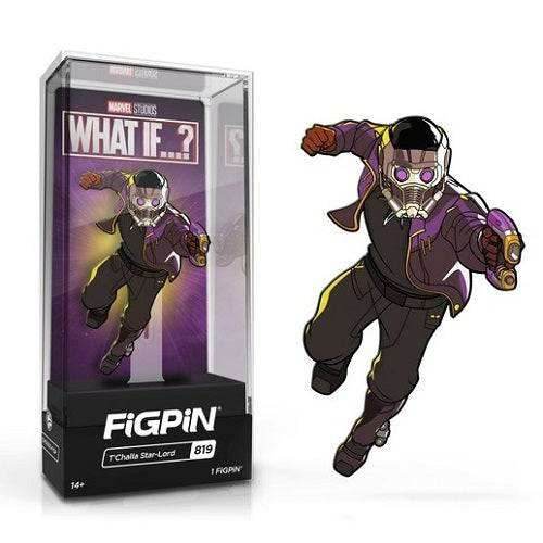 FiGPiN Enamel Pin Marvel What If...? - Select Figure(s) - T'Challa Star-Lord (819)