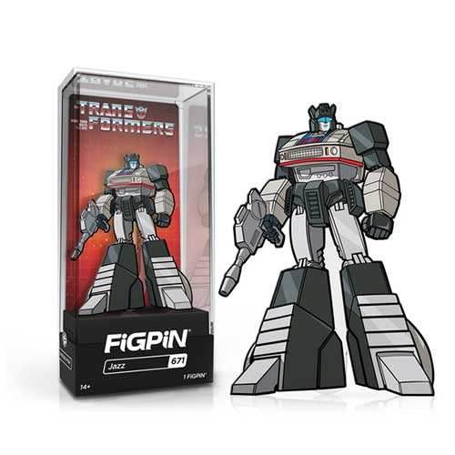 FiGPiN Enamel Pin - Transformers - Select Figure(s) - #671 - Jazz - Limited Edition