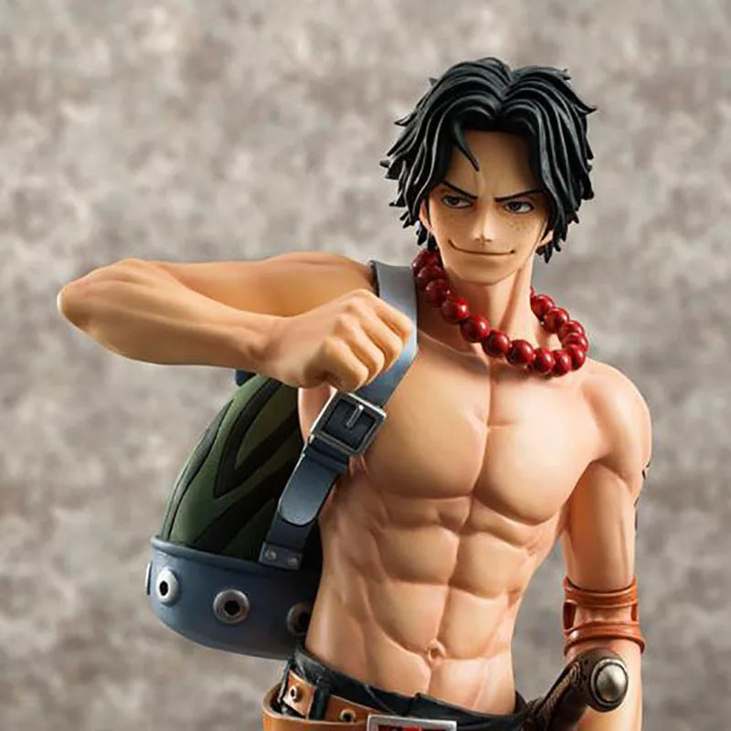 Figure One Piece DX10th Anniversary Fire Fist Escal D Ace Luffy Brother Toys Japan Anime Collectible Figurines PVC Model Toy