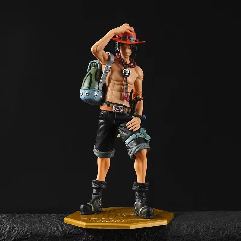 Figure One Piece DX10th Anniversary Fire Fist Escal D Ace Luffy Brother Toys Japan Anime Collectible Figurines PVC Model Toy