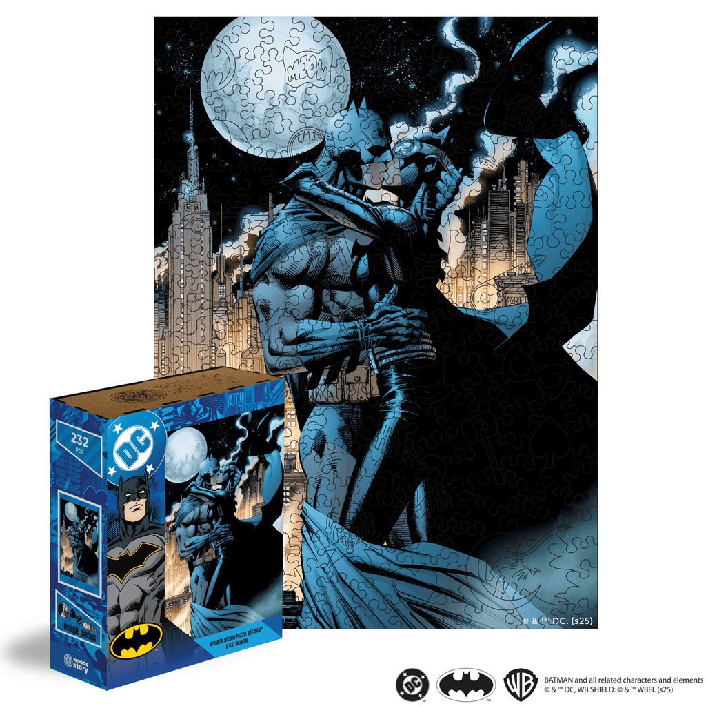 Wooden jigsaw puzzle DC Batman™ – Batman & Catwoman
