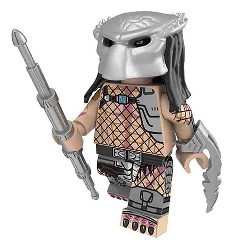 The Predator Yautja tribe set of 6 Lego Minifigures Custom Toys