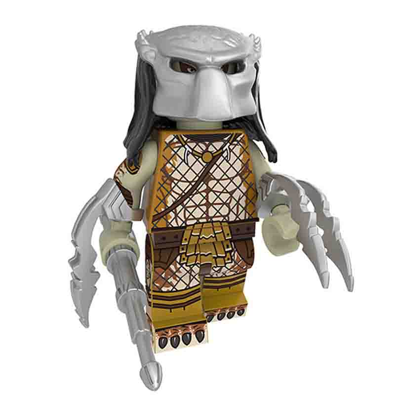 The Predator Yautja tribe set of 6 Lego Minifigures Custom Toys