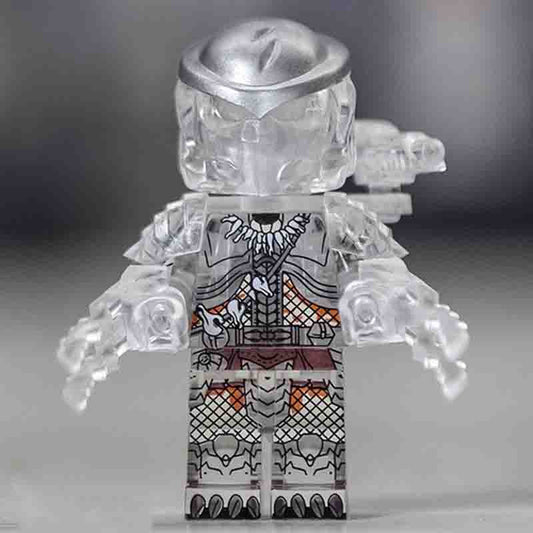 The Predator Transparent camo 1987 Original Film Version Lego Minifigures Custom Toys
