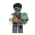 Zombie with Head Lego Minifigure Custom Horror Toy