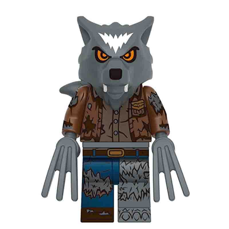 Werewolf Lego Compatible Minifigure Custom Horror Toys