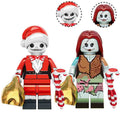 Jack Skellington & Sally Nightmare Before Christmas Lego Minifigures Custom Toys 2