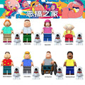 Family Guy Set of 8 Lego Compatible Minifigures