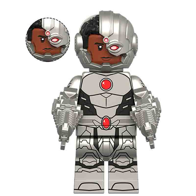 Cyborg Justice League DC Lego Compatible Minifigure