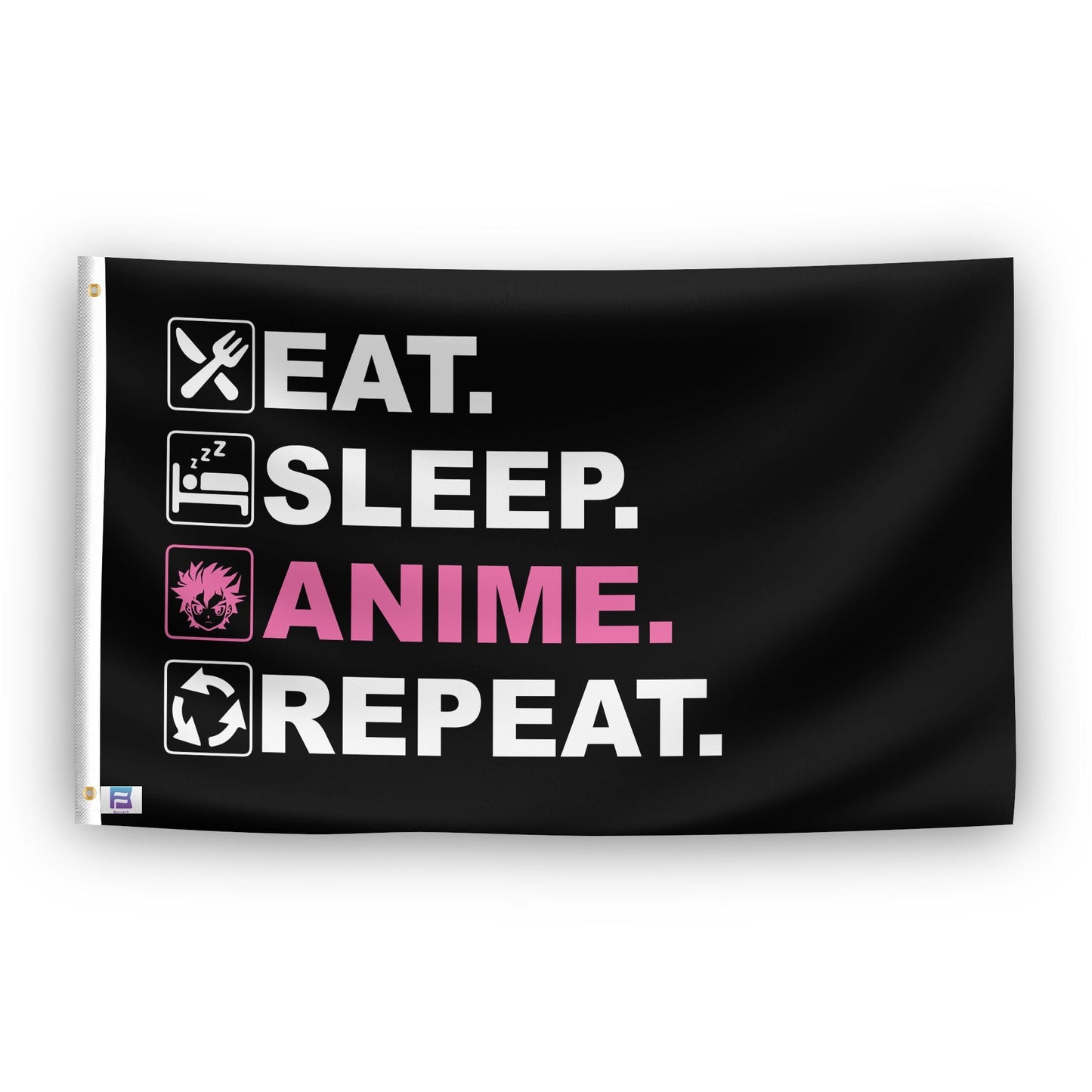 Eat Sleep Anime Repeat Flag
