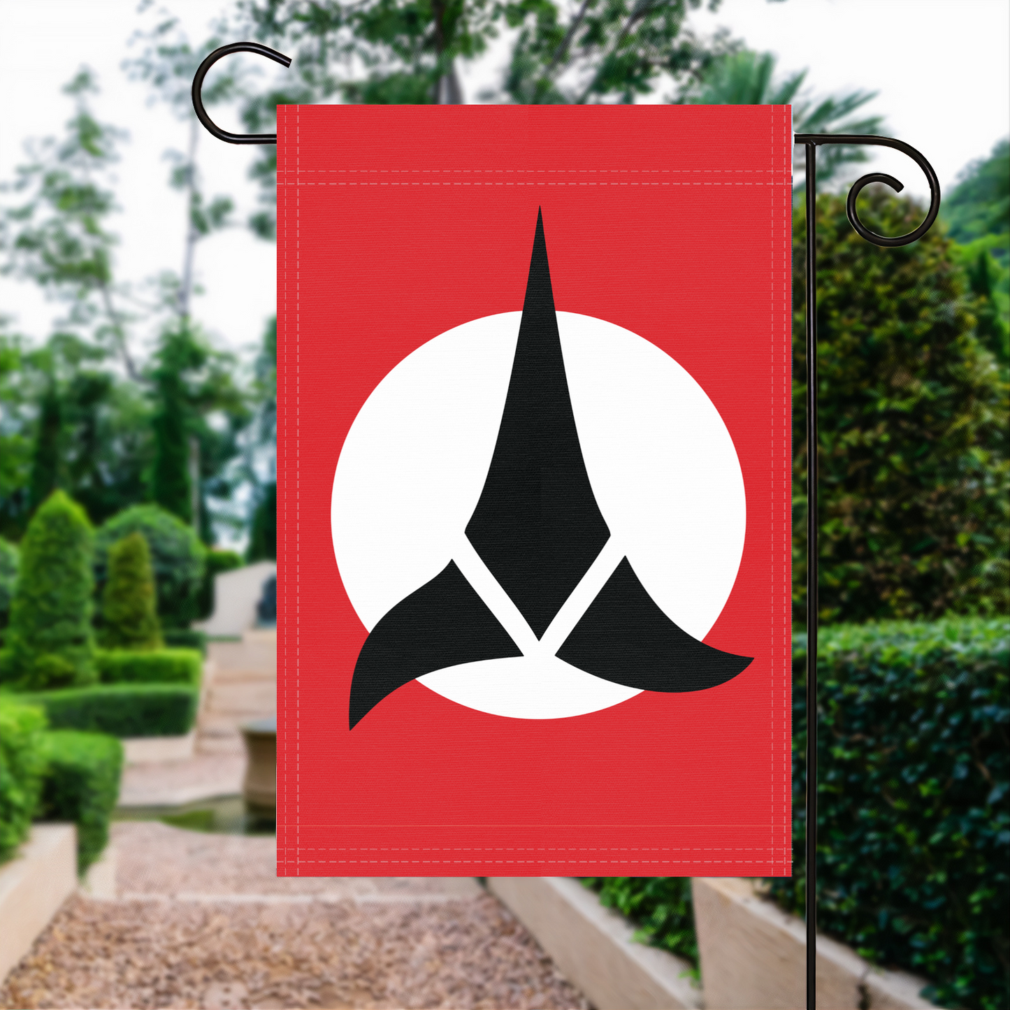 Star Trek Klingon Symbol Garden Flag