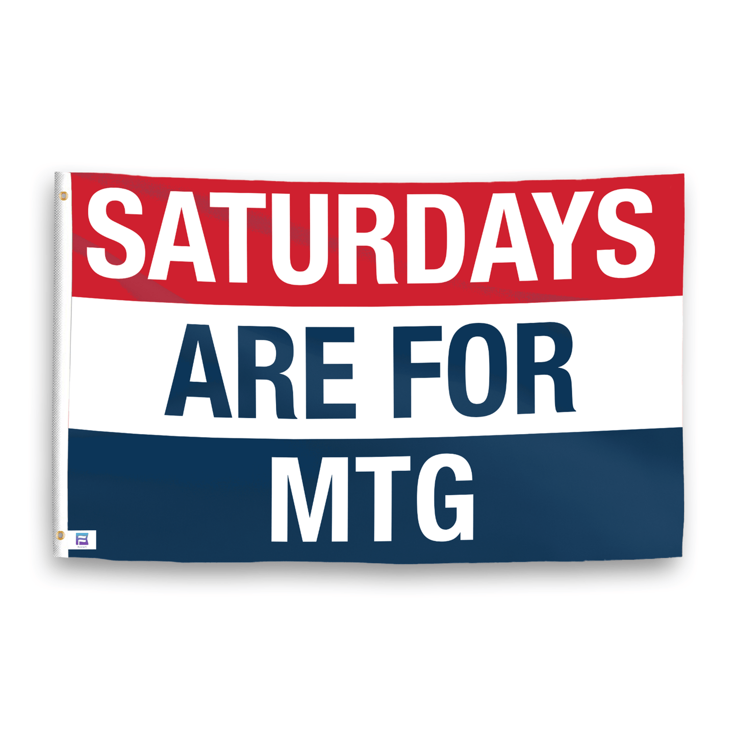Saturdays Are for MTG Flag