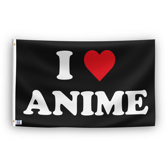 I Love Anime Flag