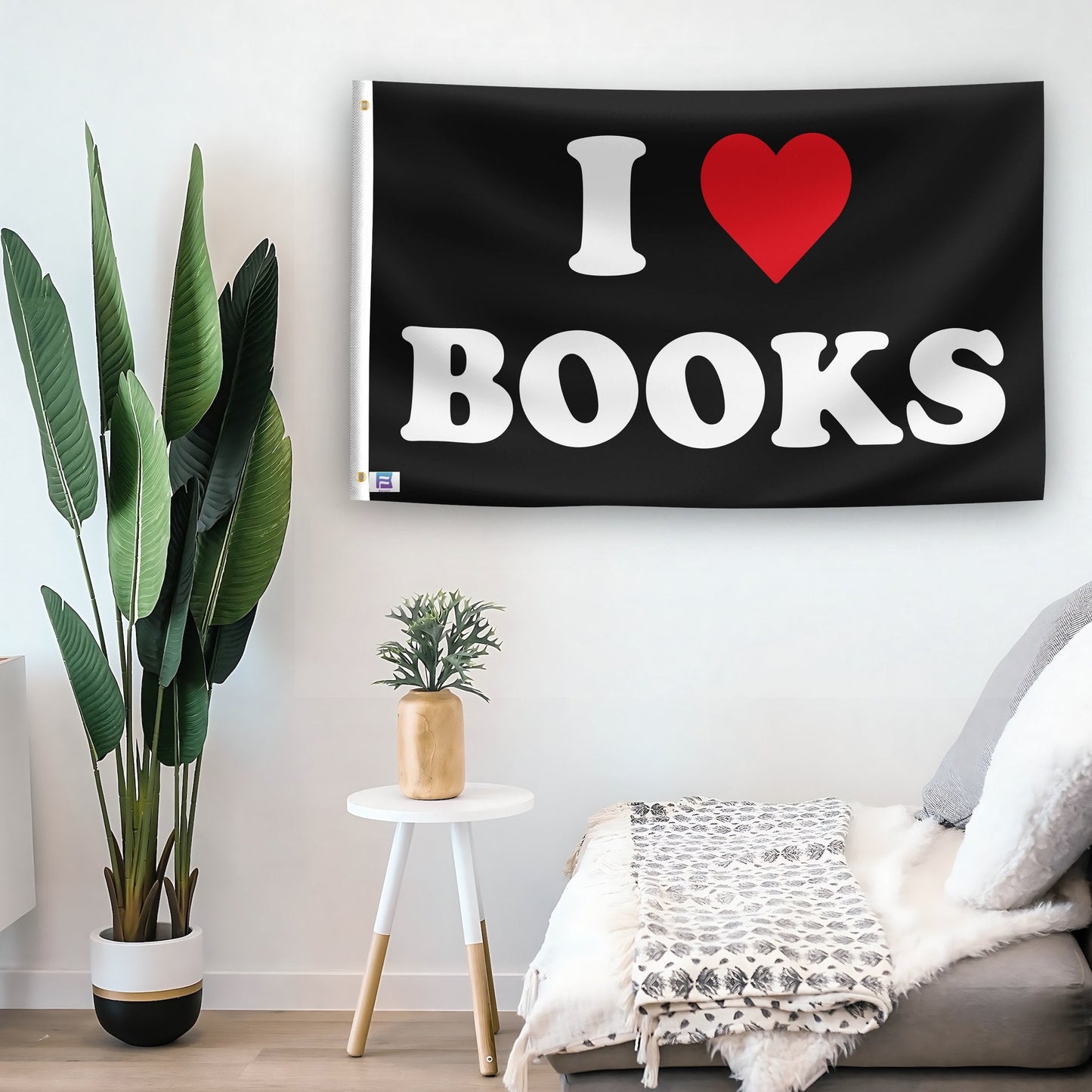 I Love Books Flag