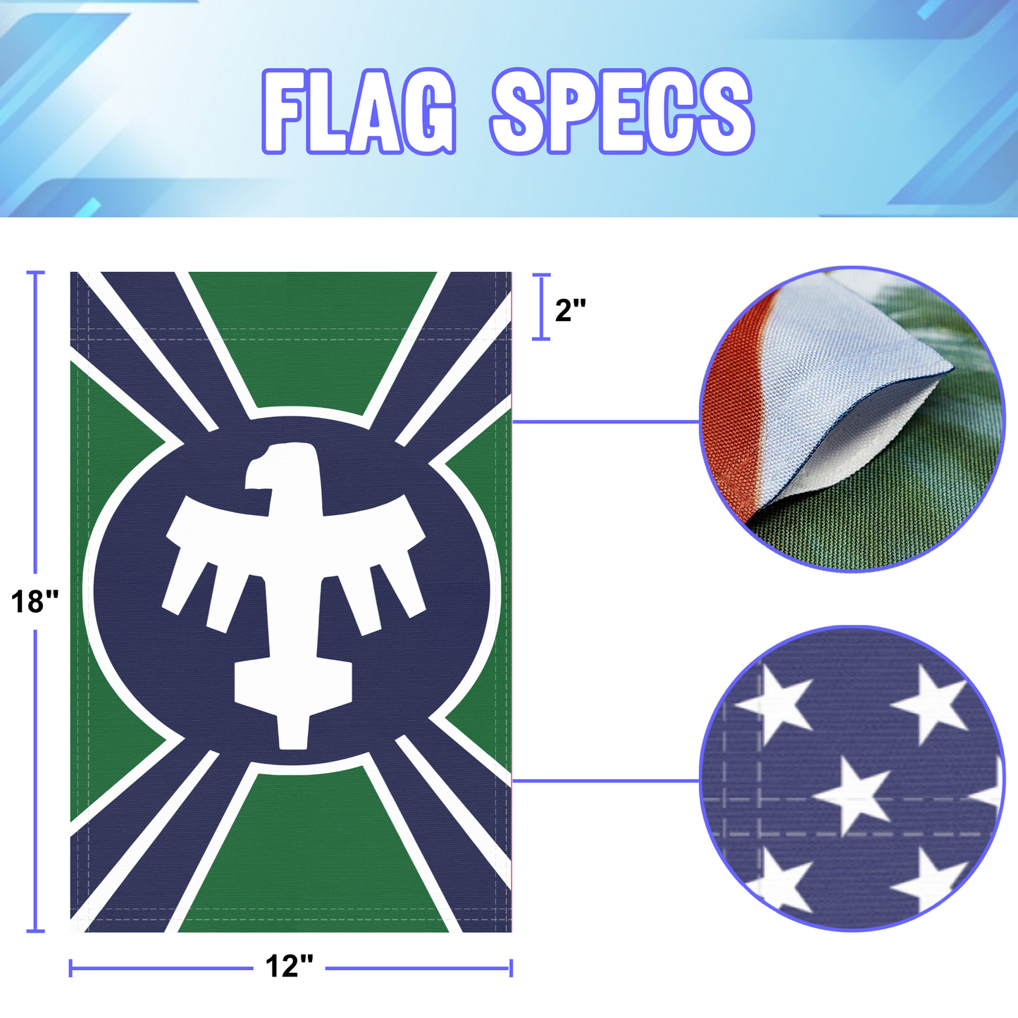 Starship Troopers Mobile Infantry Garden Flag