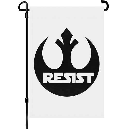 Star Wars Rebel Alliance Resist (White) Garden Flag