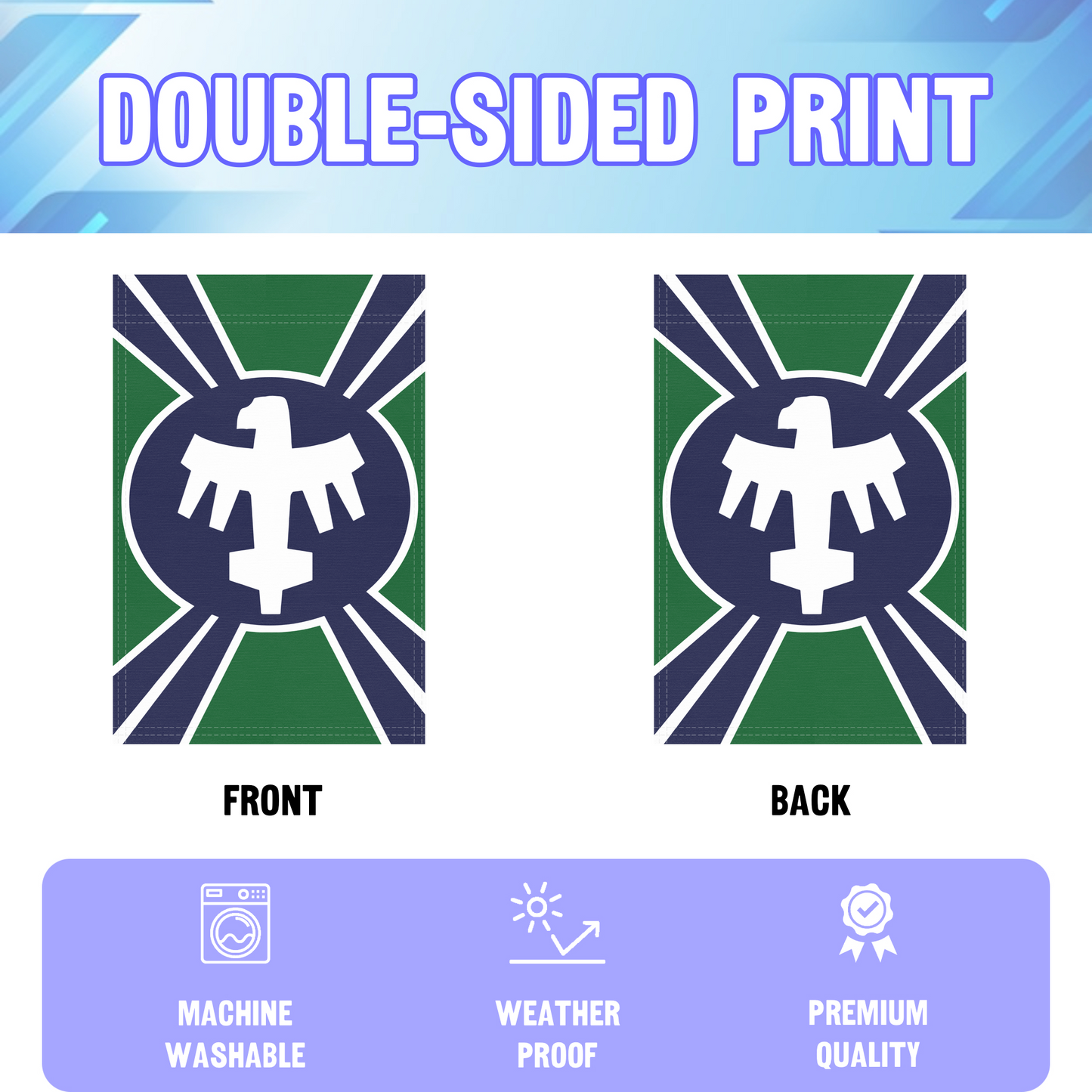 Starship Troopers Mobile Infantry Garden Flag