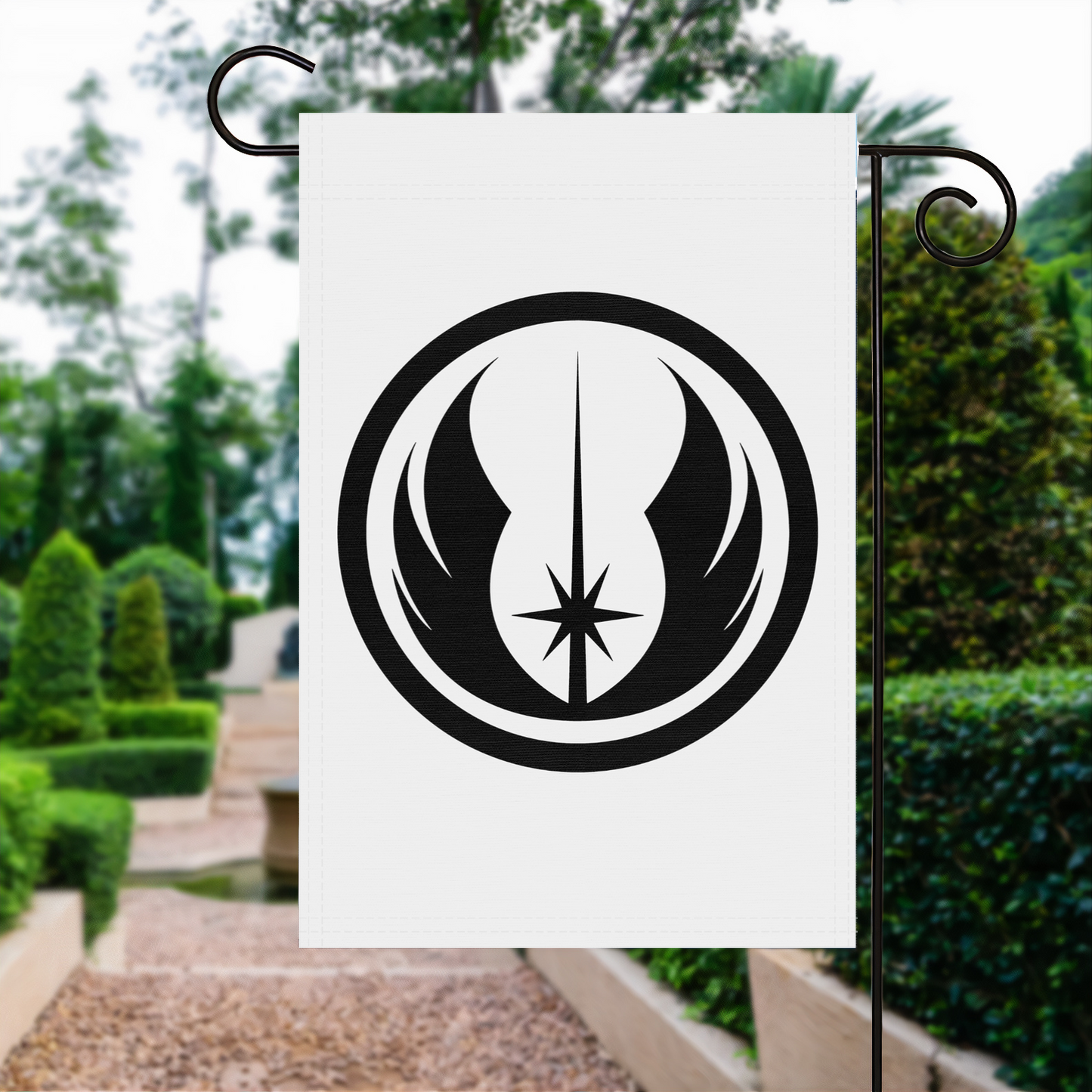 Star Wars Jedi (White) Garden Flag
