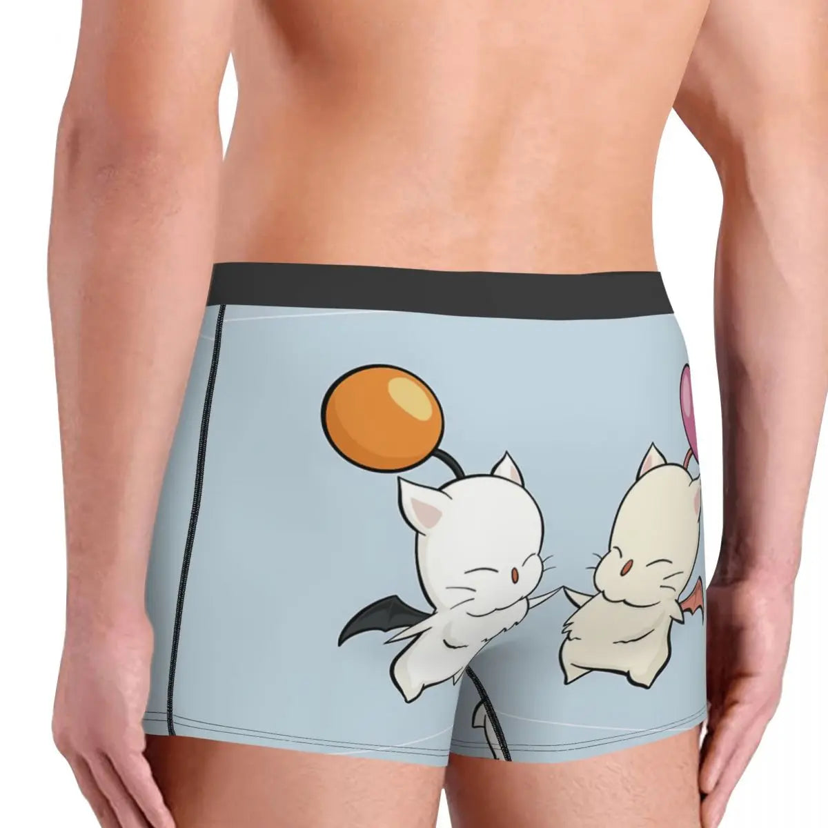 Final Fantasy Moogles Underpants Cotton Panties Male Underwear Comfortable Shorts Boxer Briefs