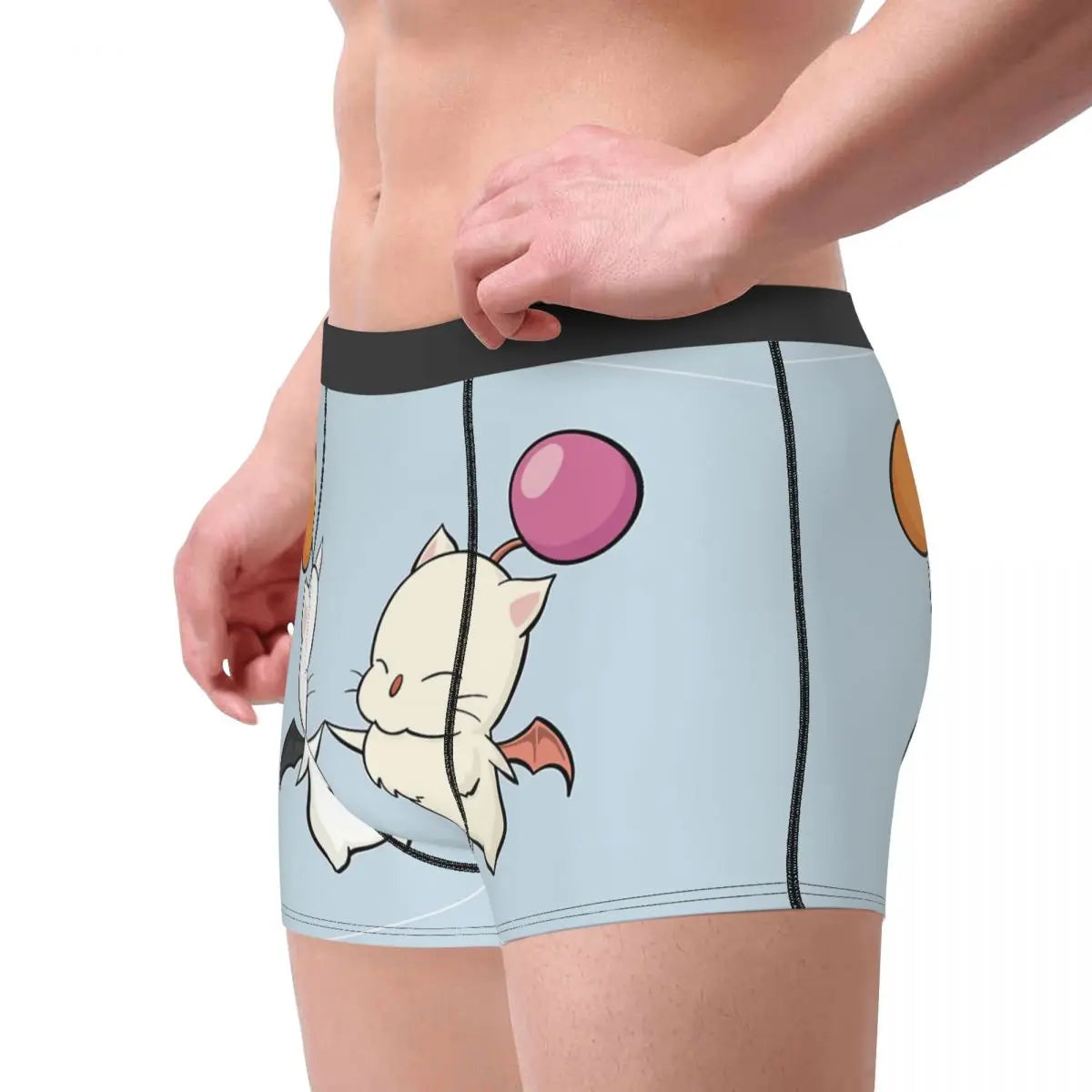 Final Fantasy Moogles Underpants Cotton Panties Male Underwear Comfortable Shorts Boxer Briefs