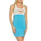 Finn the Human Juniors Sleep Tank - S