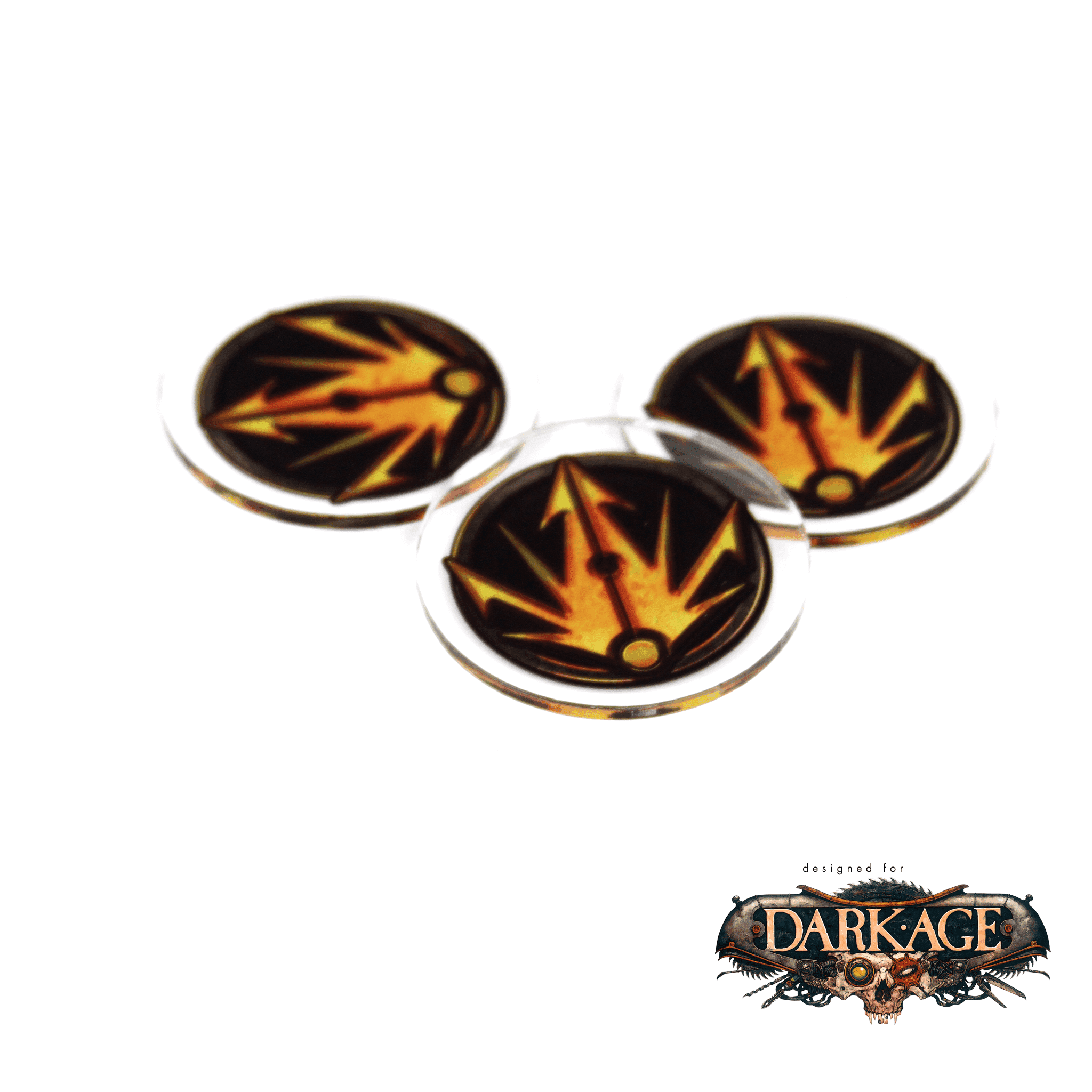 Dark Age Full Color Objectives (3) - Dragyri Fire Caste