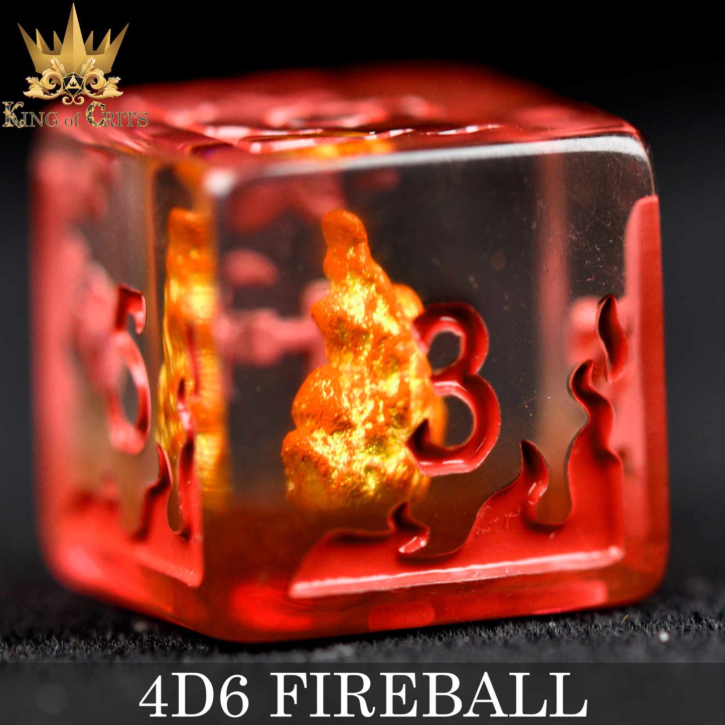 Fireball 4D6 Dice Set