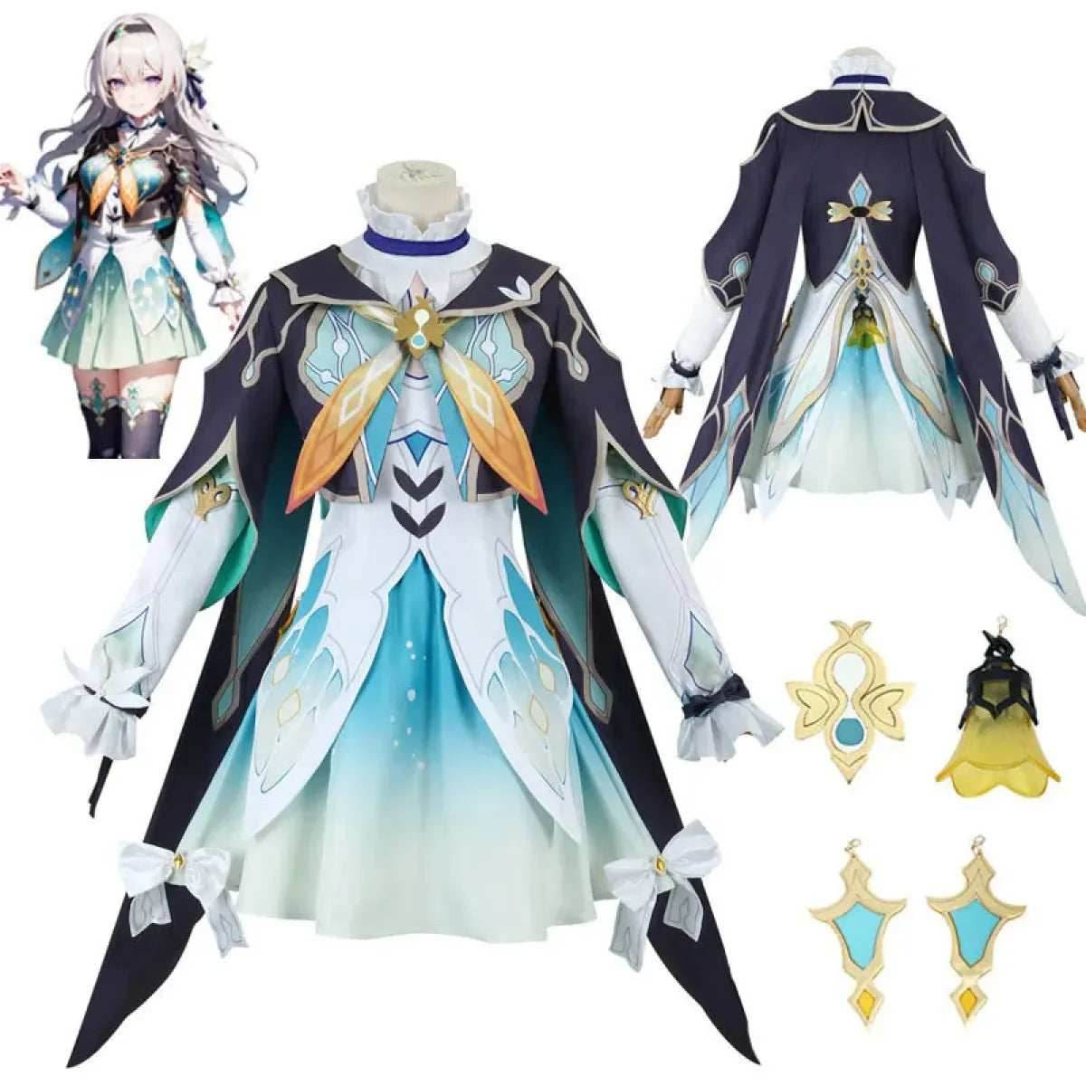 Firefly Cosplay Costume – Honkai: Star Rail Outfit Full Set - XS / Costume Only