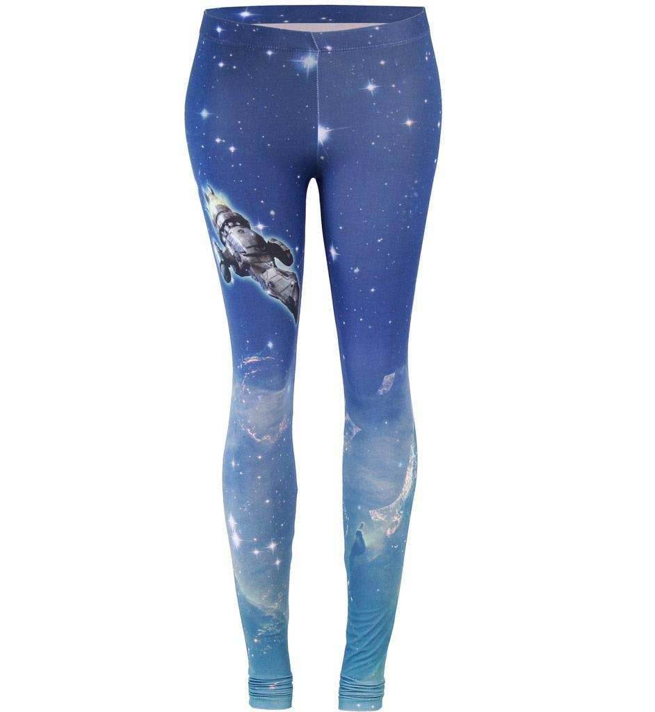 Firefly Vortex Spaceship Outer Space Leggings - S