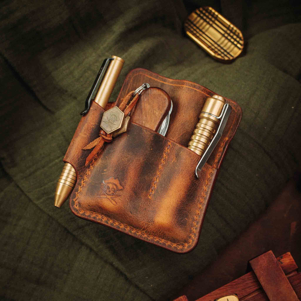 Pirate Goods First Mate Pocket Organizer – Leather EDC Pocket Organizer