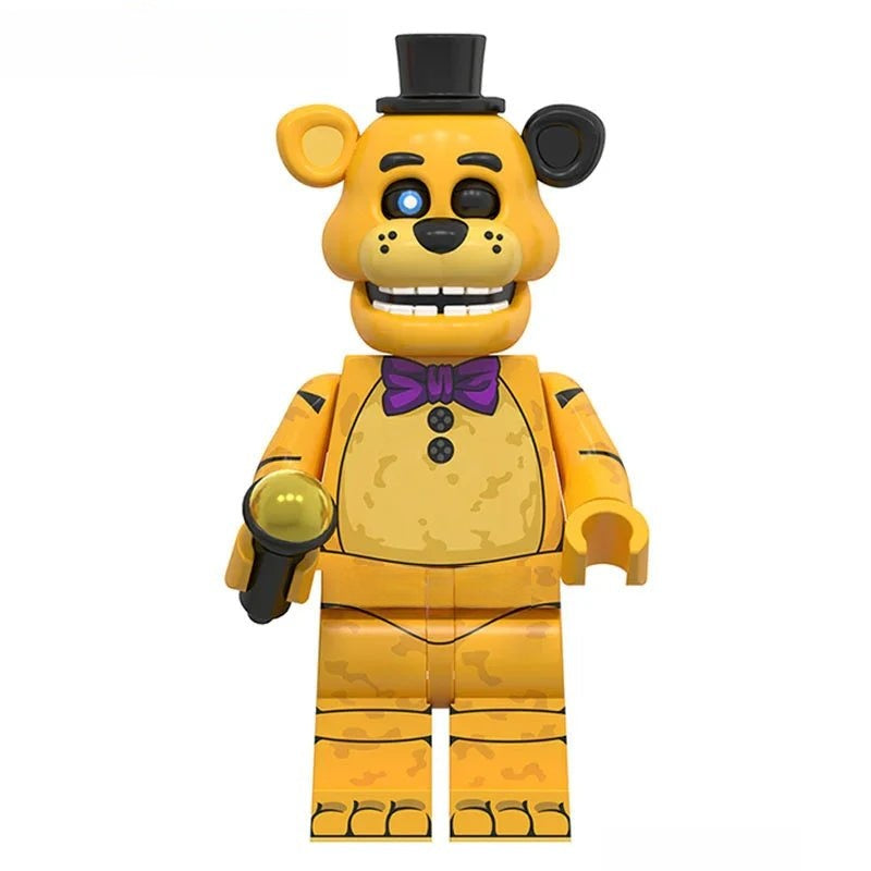 Five Nights At Freddys Golden Freddy Lego Minifigures custom toys