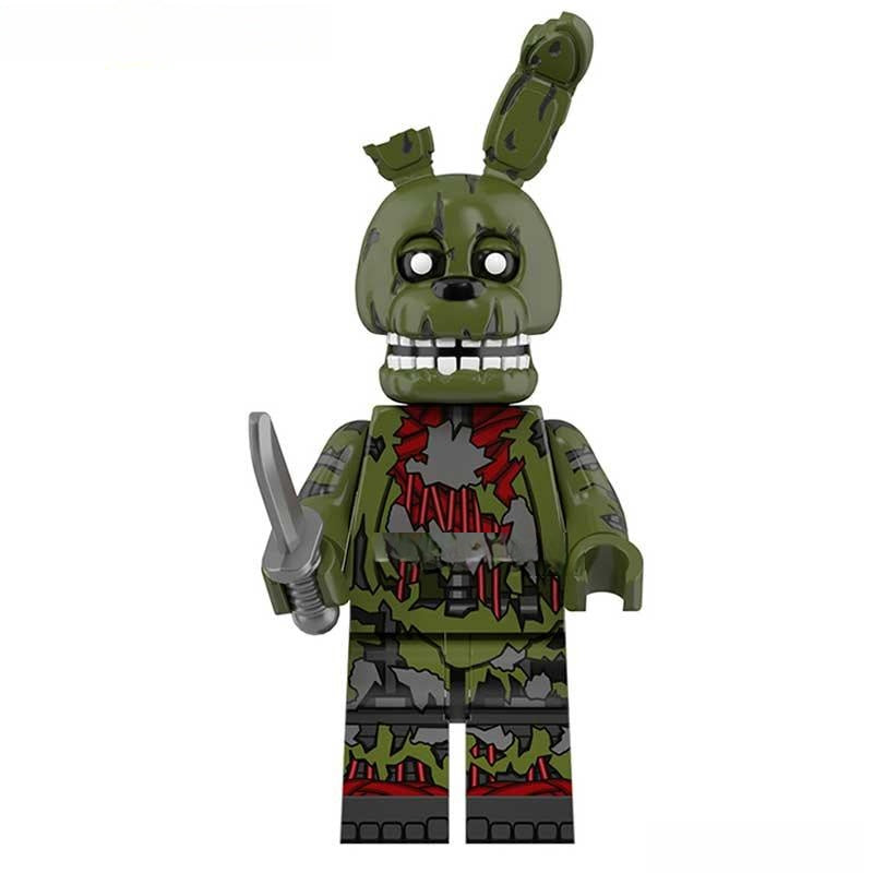 Five Nights At Freddys Springtrap Lego Minifigures custom toys