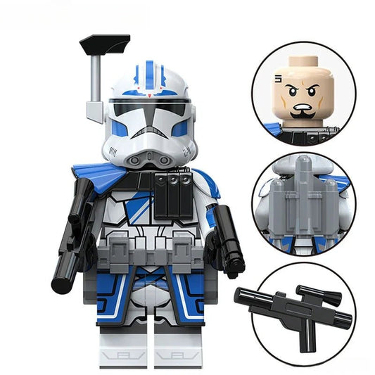 Fives 501st Clone trooper Star Wars Lego Minifigures Custom Toys S3