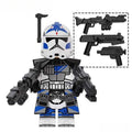 Fives 501st Legion Clone trooper Phase 2 Lego Minifigures Custom Toys