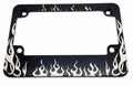 Flame Design Billet Aluminum Motorcycle License Plate Frame