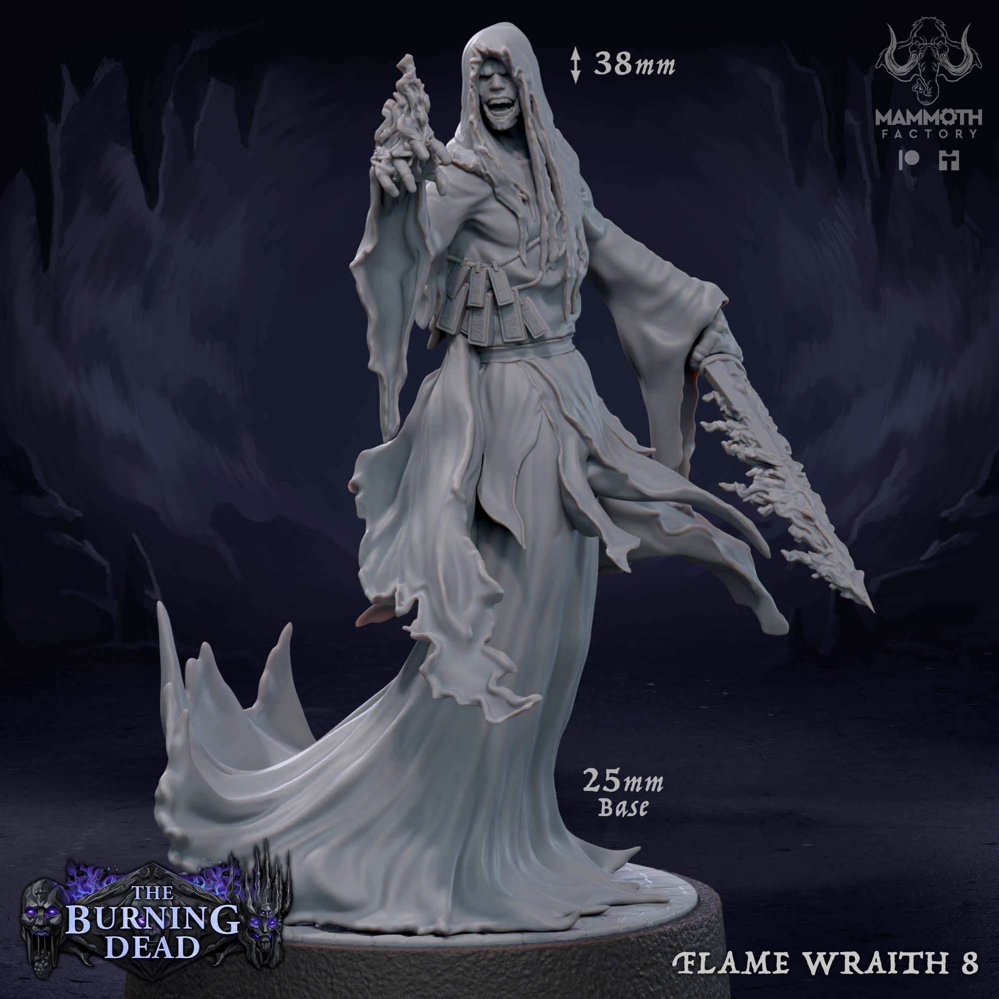 Flame Wraith: Sculpt 8 - 