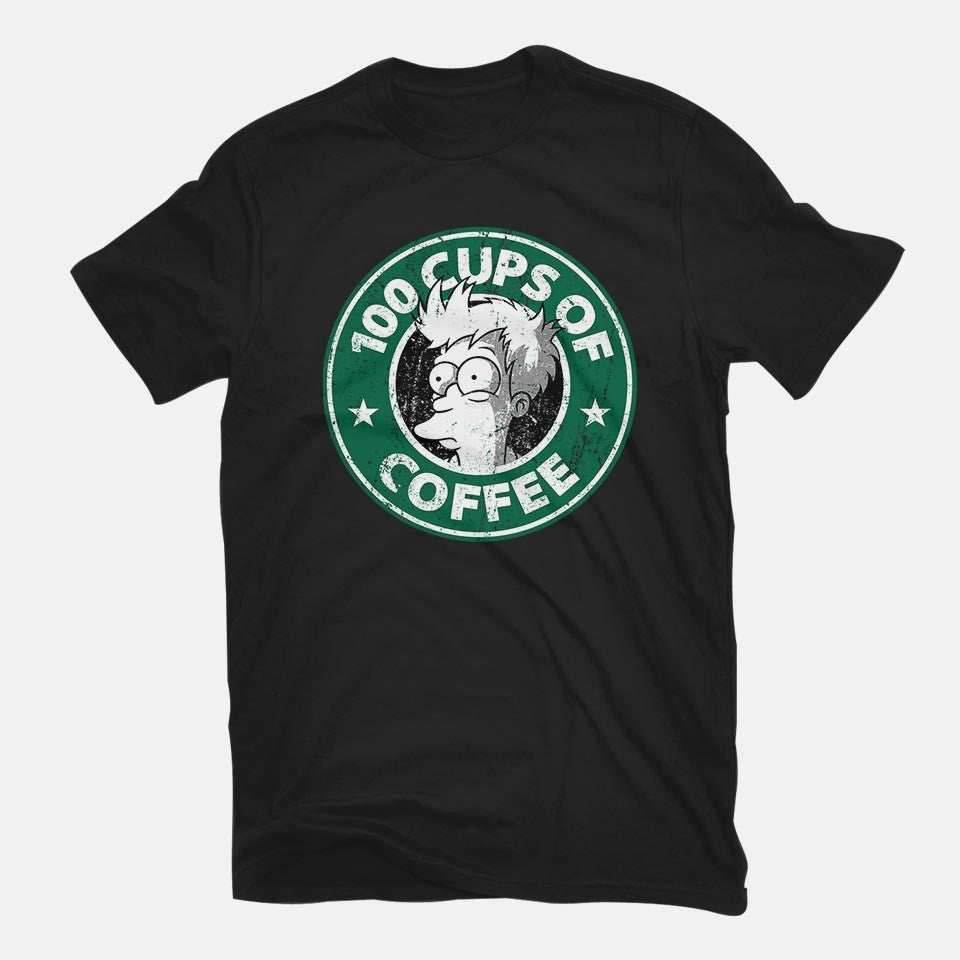 100 Cups of Coffee - Mens / Black / S