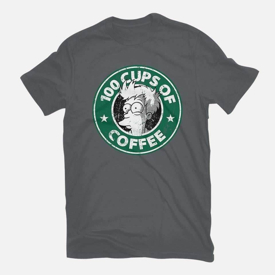 100 Cups of Coffee - Mens / Black / S