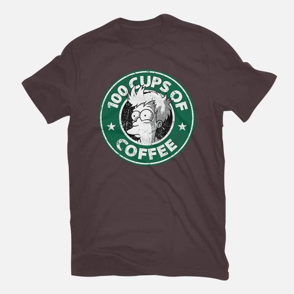 100 Cups of Coffee - Mens / Black / S