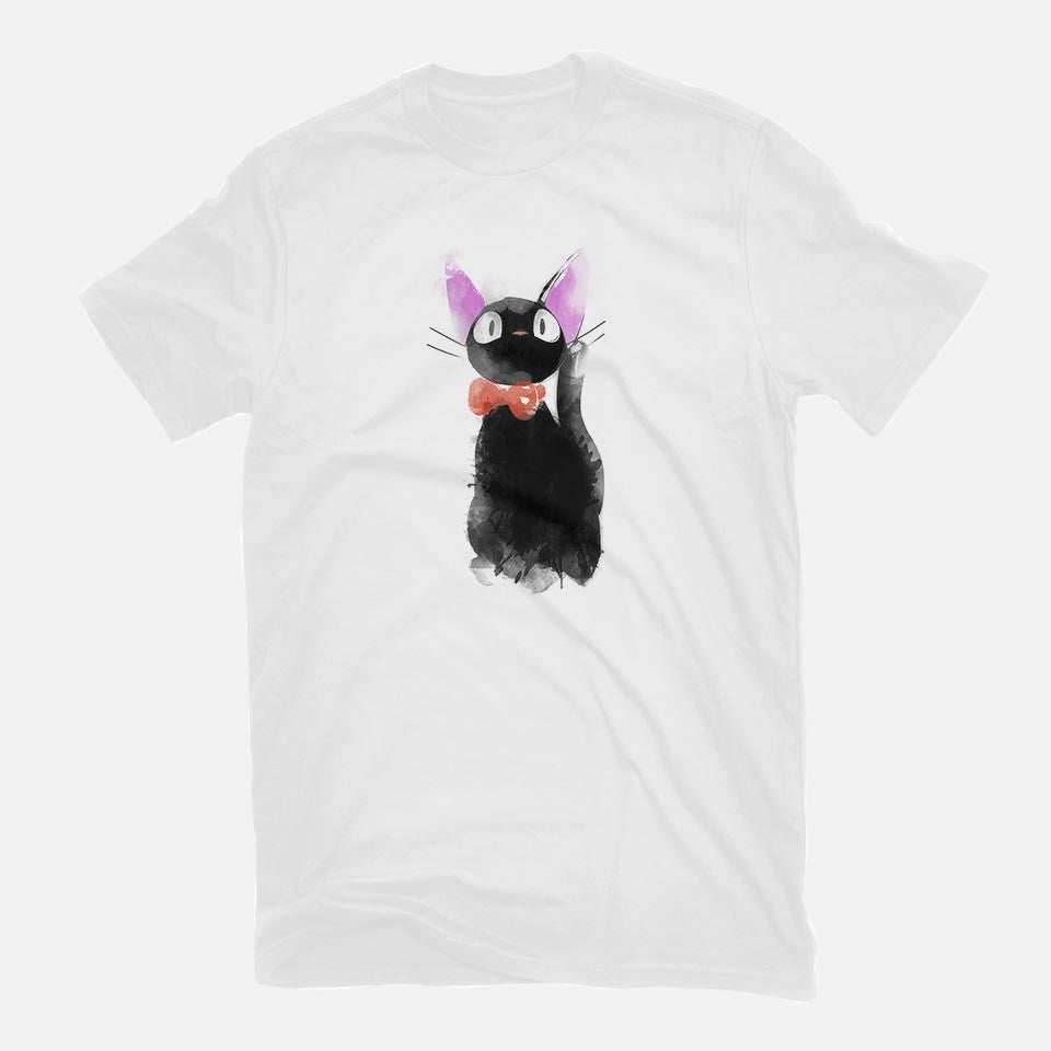 Watercolor Cat - Mens / White / S