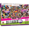 Decades - The 80's 500 Piece Jigsaw Puzzles 3 Pack