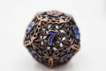 Fleur de Lis: Copper Azul - Hollow Metal RPG Dice Set - 